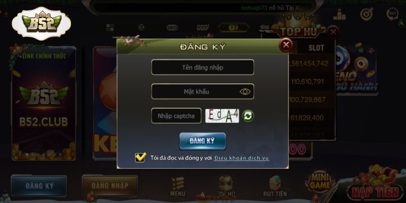 Quy trình đăng ký tại B52 đơn giản giúp người mới hoàn tất nhanh chóng