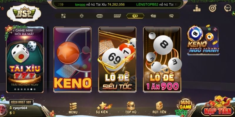 Danh mục xổ số tại B52 phù hợp với những ai yêu thích cách chơi đơn giản